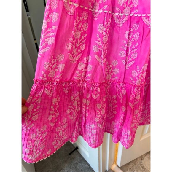 NWT Juliet Dunn tiered tie back dress, Sz 0, Us 2-6 $355 - Picture 3 of 8